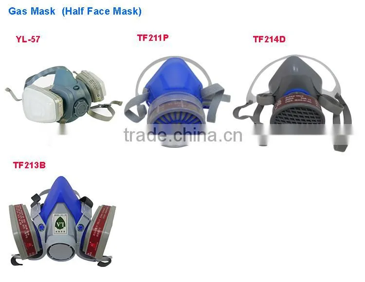 respiratory protection half face gas mask