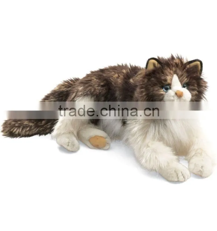 St ragdoll cat crystal eyes for toys plush cat doll toys