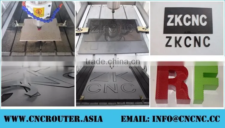 3200W NCStudio Control Small CNC Machine For Metal 6090 With Stainless Steel Water Tray X(60CM)*Y(90CM)*Z(25CM) CE Approval