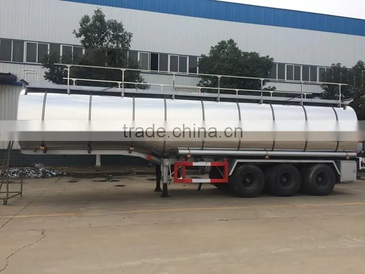 40cbm-46cbm stainless steel edible oil tank semi trailer
