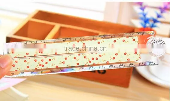 Small Suihua multifunctional ruler for students drawing special creative folding ruler