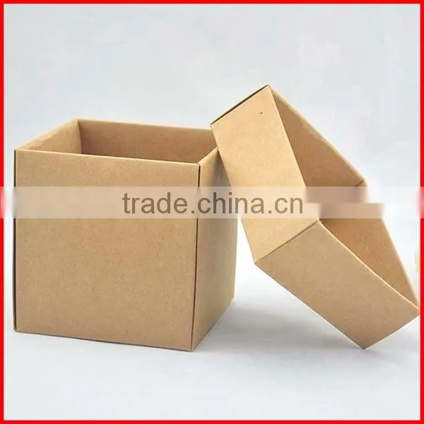 Recycled Kraft Paper Square Hat Box Packing Wholesale