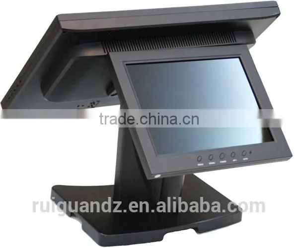 Double monitor stand