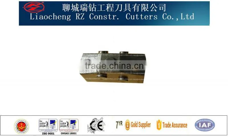round shank flat teeth holder BHR73/auger bits with steped teeth holderBHR73