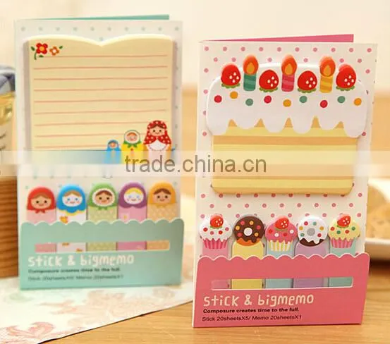 Hot new cake sticky note
