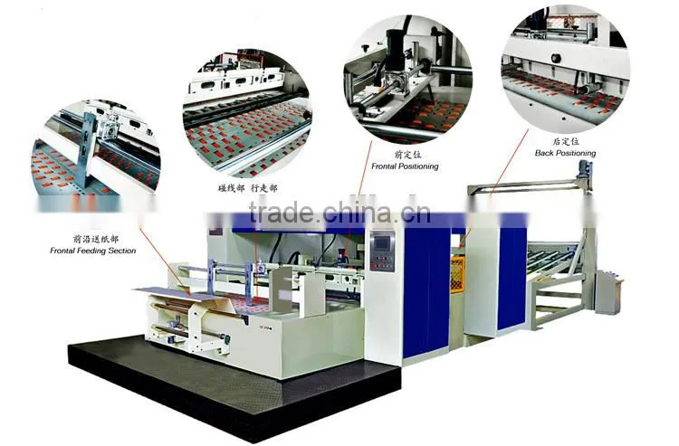 Carton machinery equipment touch line creasing machine