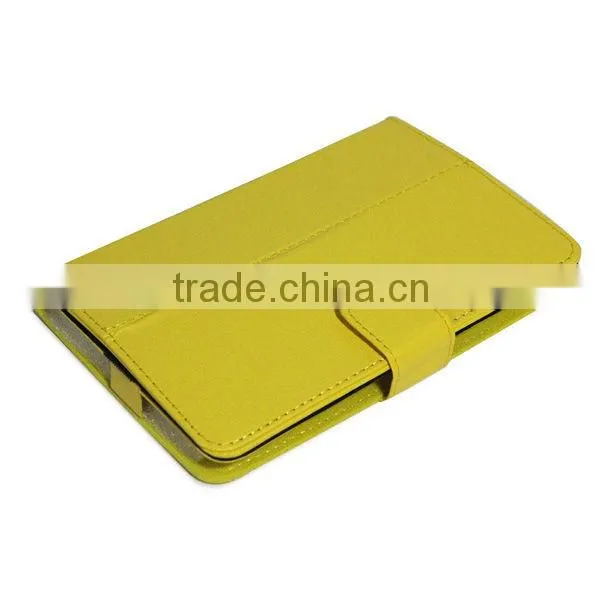 Newest leather rotating stand leather case for tablet pc for 7 inch tablet pc