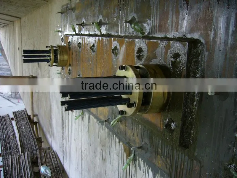 prestressed galvanized stay cable/suspension cable bridge/tie rod anchorage