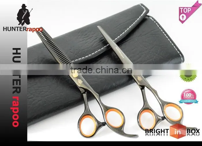 HUNTERrapoo Professional 6.0 inch Hair Cutting Shears Set.Stainless Steel Barber Scissors