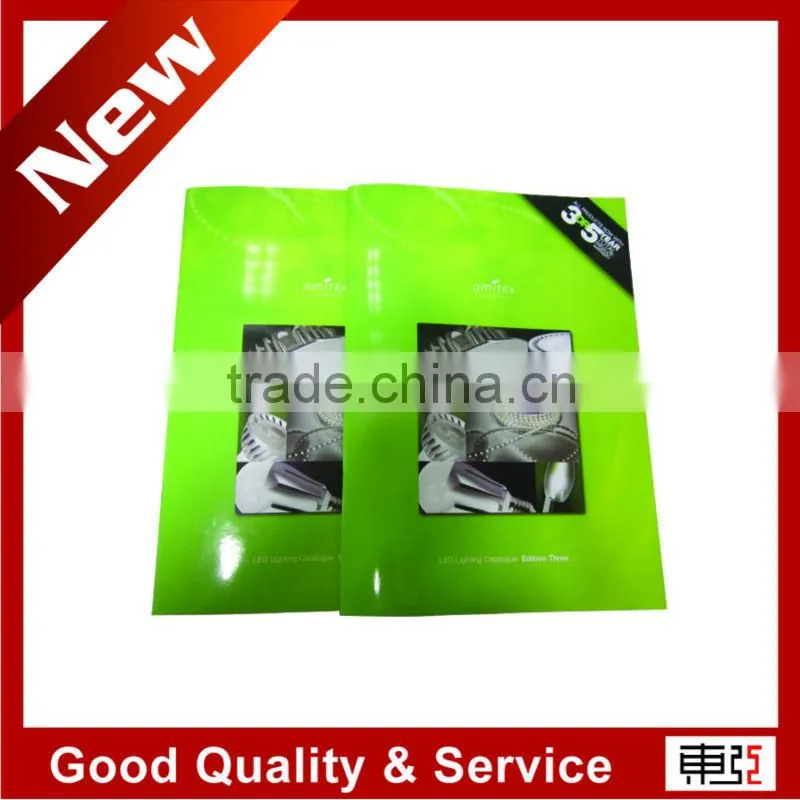 Glossy Soft Cover LED Lights Catalogue Printing Offer in China