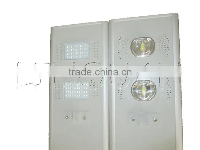 All in one adjustable poles solar street Light 40W