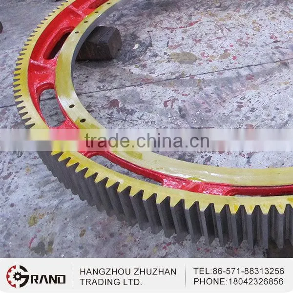 OEM sand casting industrial flywheel ring gear