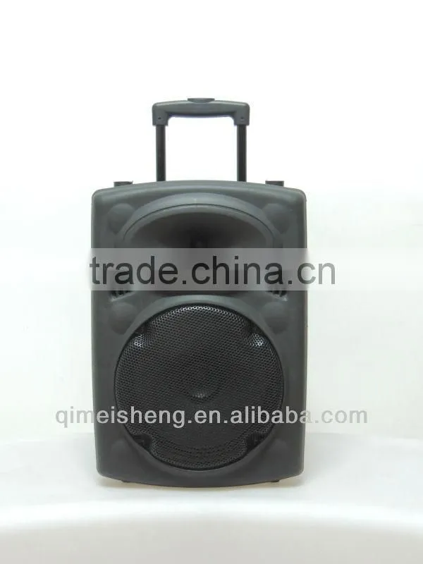 Hoxen 15" professional plastic powered speaker box with bluetooth