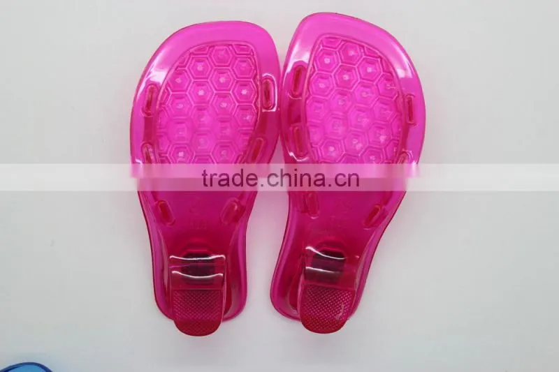 Girl pean dancing sandals gel sandals