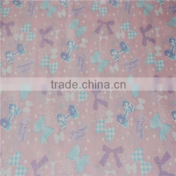 100% organic cotton fabric for baby fabric for garment