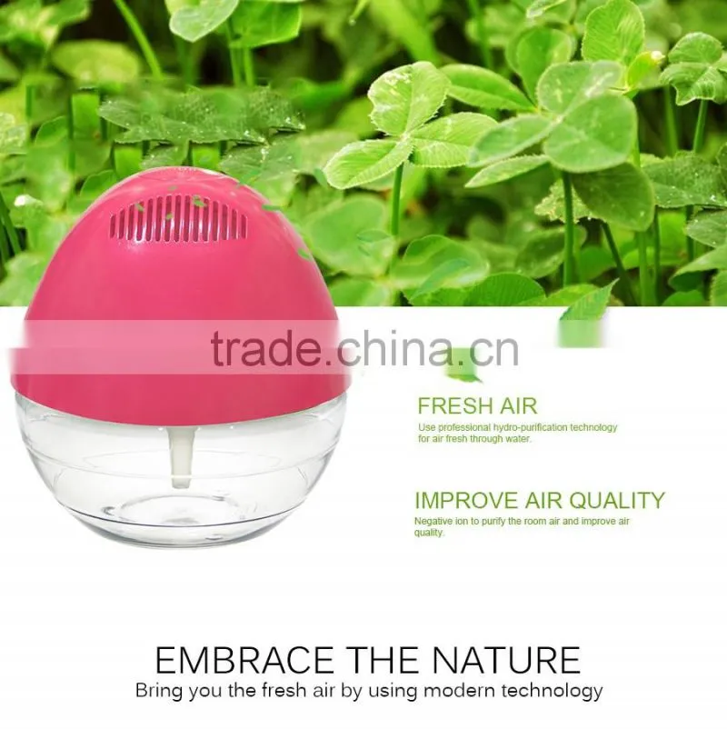 KS-02 eletrical water air purifier aroma diffuser with colorful LED lights and anion generator