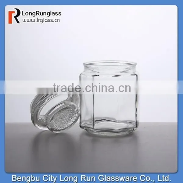 LongRun 12.5oz new design handmade houseware recycled glass jar wholesale price