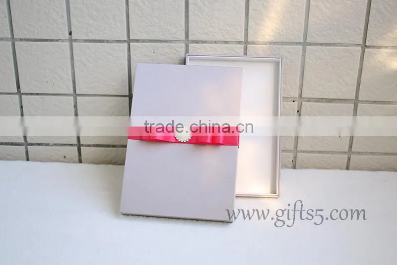 High end wedding invitation box wedding gift boxes in handmade