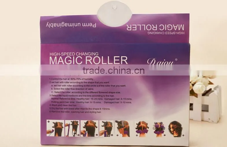 Professional High Quality New Style DIY Hairdressing Heliciform Manumotive PP Hair Roller