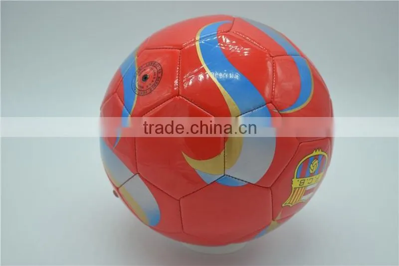 beautiful color pvc soccer football for training and match