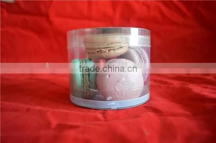 clear macaron plstic box