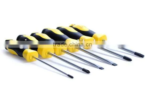 power long handle screwdriver/screwdriver with Rubber Handle