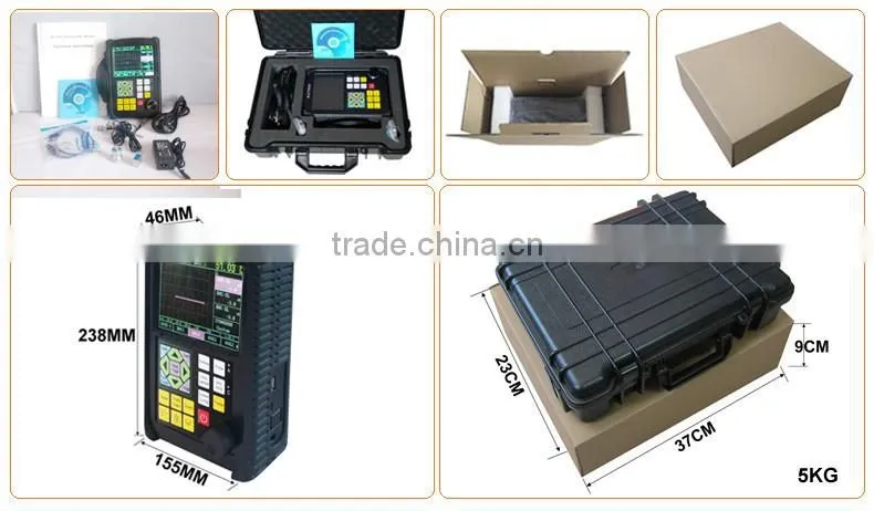 Portable ultrasonic flaw detector GR650 NDT instrument