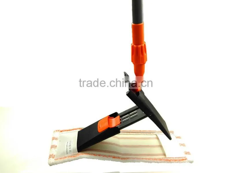new design aluminum mop handle floor cleaning microfiber flat mop