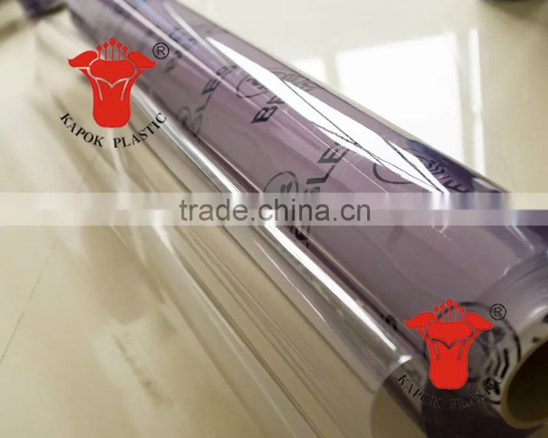 Super clear pvc plastic packing roll high quality for packing