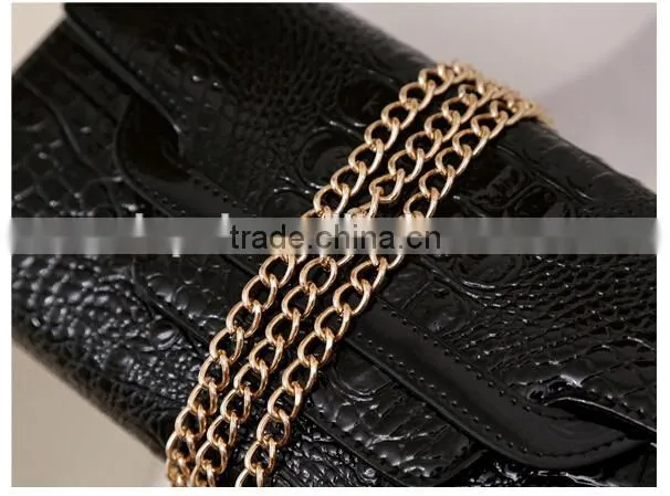 new lady leather handbag fashion makeup bag