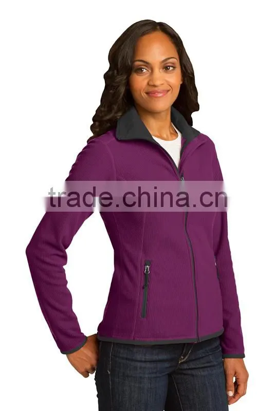 Branded stripe jacket soft shell jacket