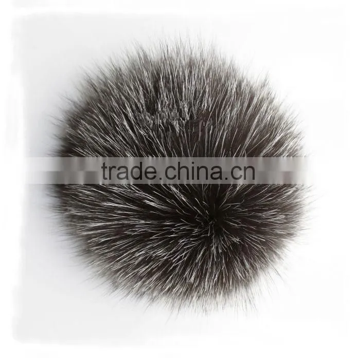 wholesale Genuine colorful real fox fur pompoms