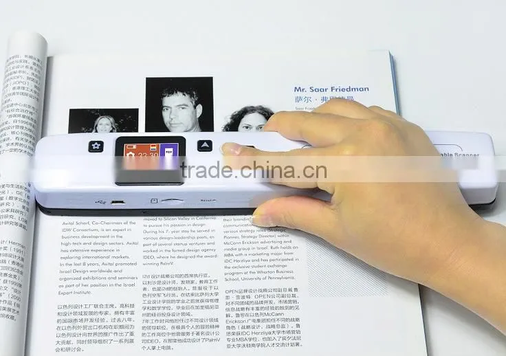 High Speed Portable Scanner A4 Size Document Scanner 1050DPI JPG/PDF Support 32G TF Card Mini Scanner Pen with Pre View PIcture