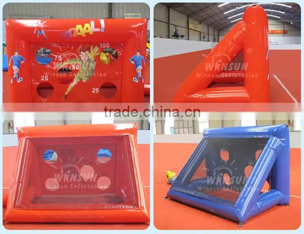 inflatable football gate,Outdoor best price sports games inflatable football door gate for sale