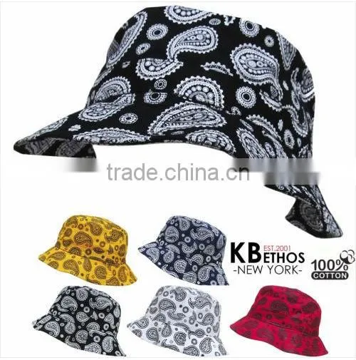 Future OF ALL OVER BUCKET Hat Black Blue Floppy Boonie Caps