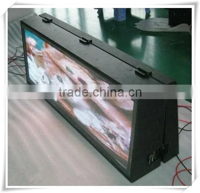 Taxi top led display P5 led display hd china xxx video advertising