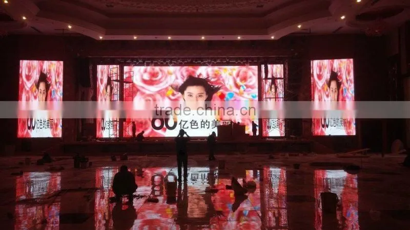 LED screen p6 super slim aluminum cabinet rental LED display