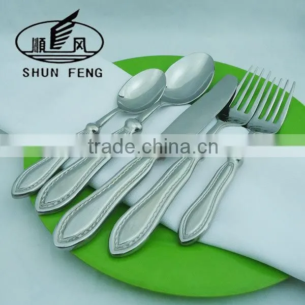 Stainless Steel Wooden Flatware