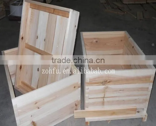 full set langstroth beehive include outer cover+inner cover+honey supper+deep hive body+bottom board and bee