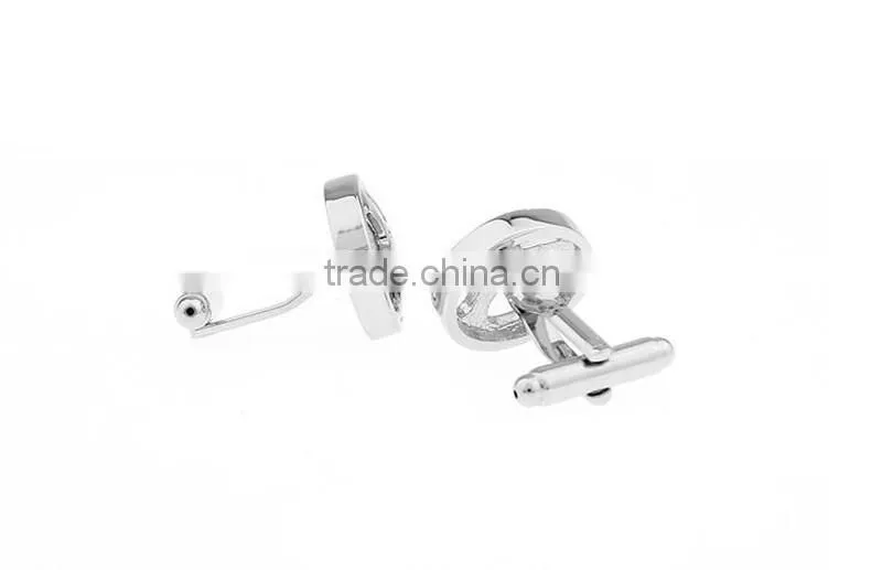 Novelty silver jewelry cooper steering wheel cufflinks