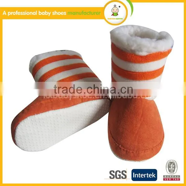 OEM ODM Custom winter Soft leather baby snow shoes boots wholesale