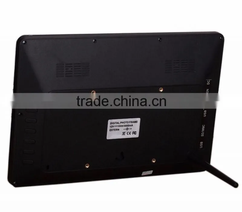 Best promotion price christmas gift 12" inch bulk digital photo/pic/foto frame