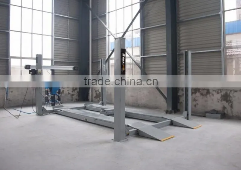 car lift 4 post for tire repair