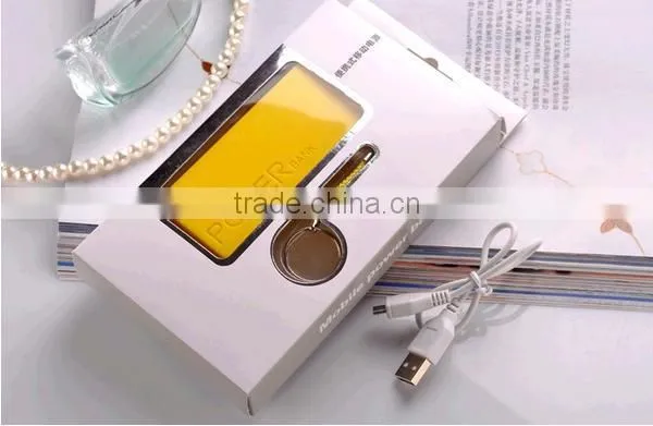 new fashion design solar power bank charger 4400mah