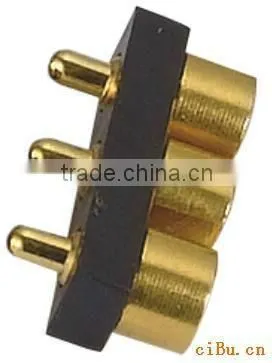 Pogo pin connector,3 pin connector