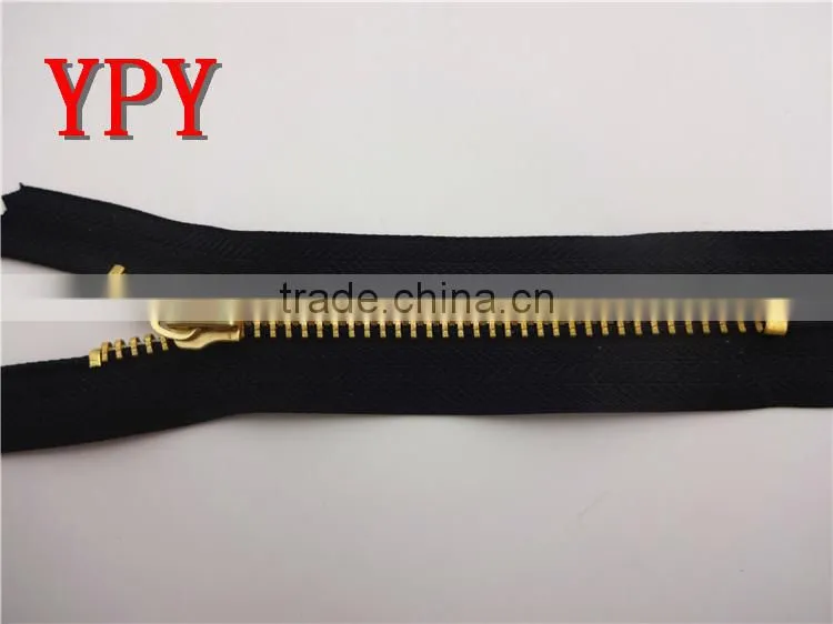 5# brass metal zippers