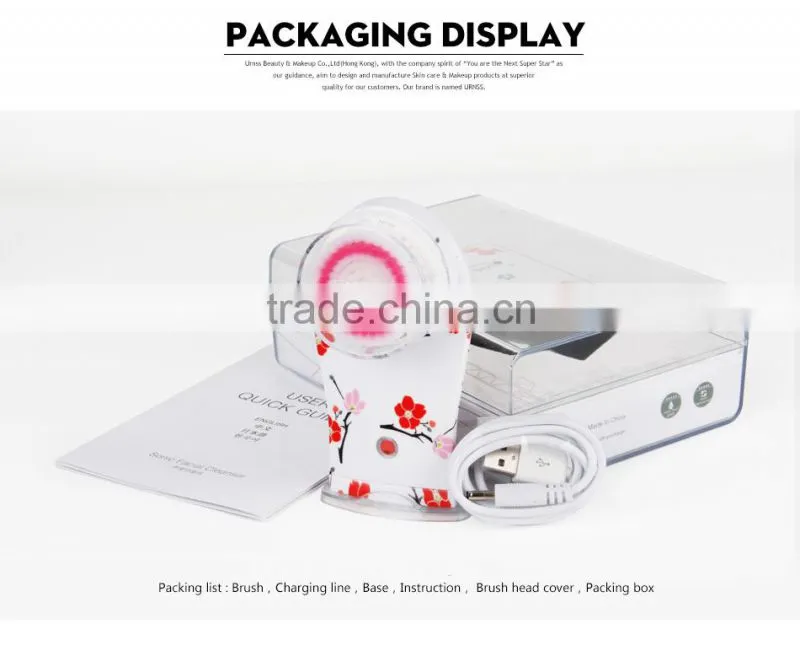 New Products China Cheap OEM Waterproof Rechargeable Electric Sonic Skin Cleansing System For Exfoliating And Massage