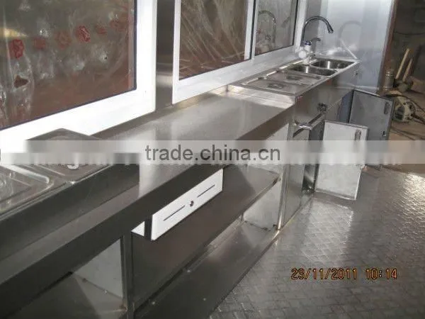 Mobile Food Vending Camping JX-FS400D fast food truck for sale