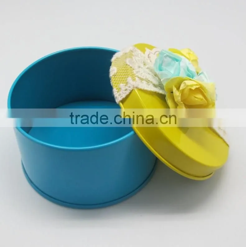 wholesale chocolate tin box fashion small round sweet boxes