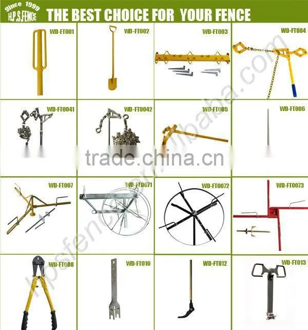 China Supplier electric fence Heavy duty metal construction star picket thumper for fence post